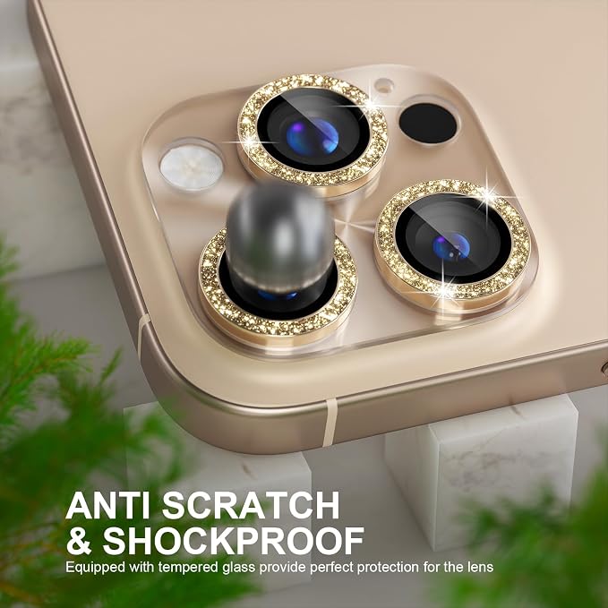 Choiche Compatible for iPhone 16 Pro/iPhone 16 Pro Max Camera Lens Protector - Image 3