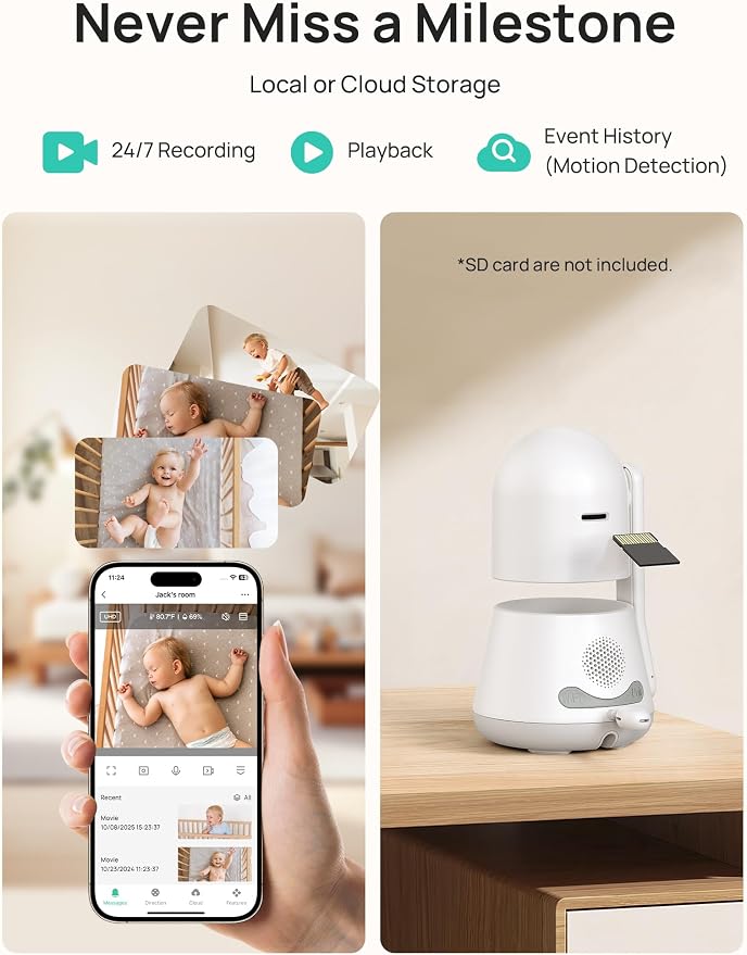 Dr.Care LumiView Smart WiFi Baby Monitor - Image 9
