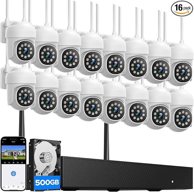 CAMCAMP 16 channel Security Camera System Wireless Cameras by CAMCAMPSECURITY