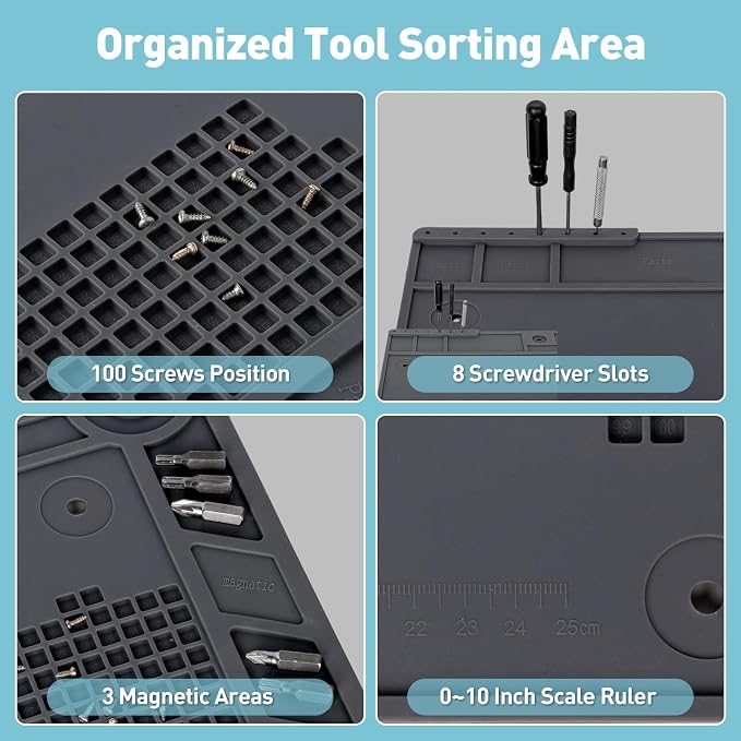 Helping Hands Soldering Station, 10X Magnifying Glass - Image 5