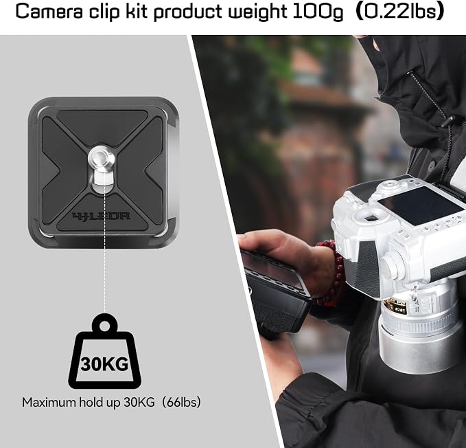 V1 Camera Clip Kit with Quick Release Plate, Capture Camera Clip - Image 6
