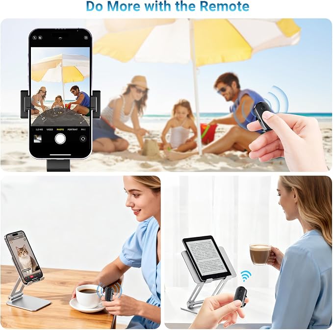 Phone Remote with Zoom for iPhone Android Camera Accessories, Phone Front/Rear - Image 7