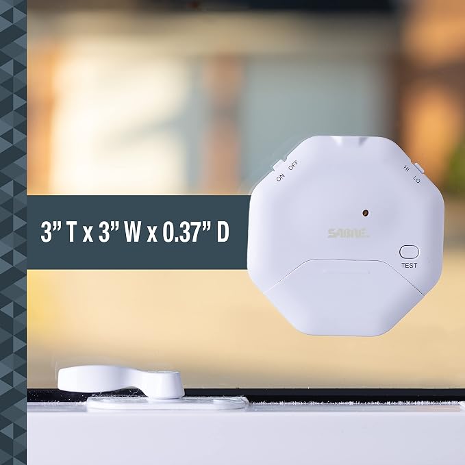 Sabre 120 dB Wedge Door Stop Security Alarm, Extremely Loud Wireless Siren - Image 5