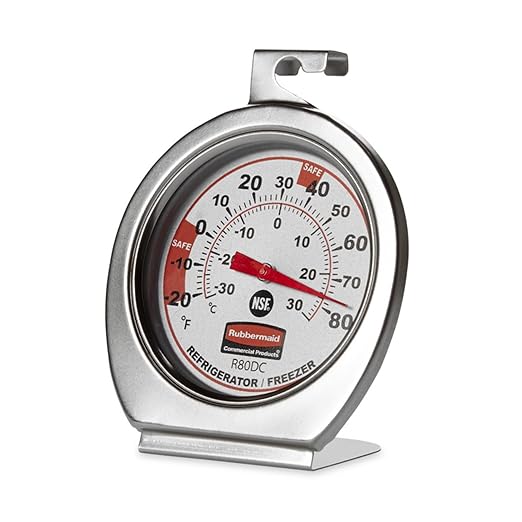 Rubbermaid Commercial Products Thermometer, Classic Large Mechanical Dial by RubbermaidCommercialProducts