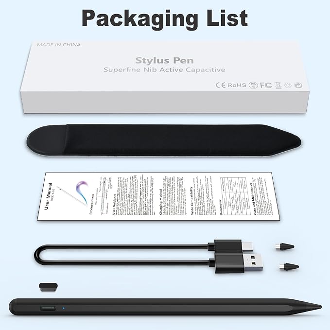 Stylus Pen for iOS&Android Touch Screens, Active Pencil for Samsung, Smart - Image 9