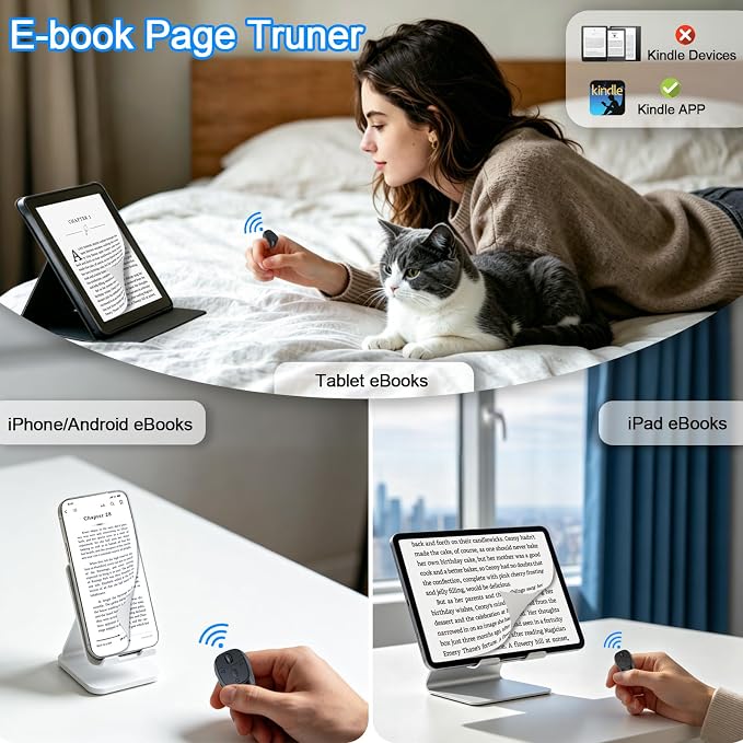 Remote Control Scrolling for Tiktok, Page Turner for Kindle App E-Book - Image 3