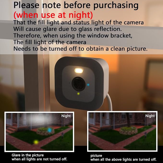 2 Pack Window Mount for Blink Mini 2, Blink Mini 2K+ Camera, Adhesive Camera - Image 3