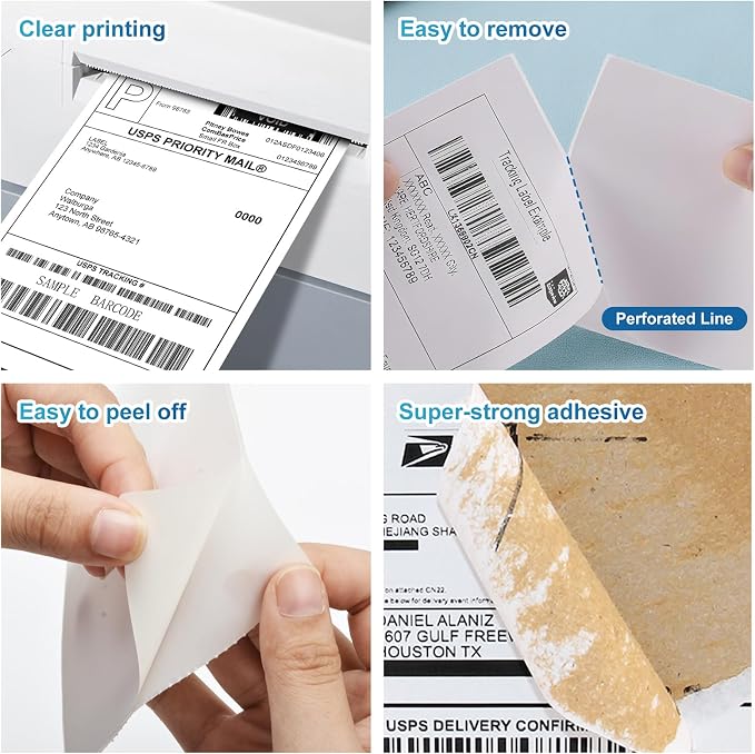 9527 Product 4" x 6" Thermal Labels - Image 4