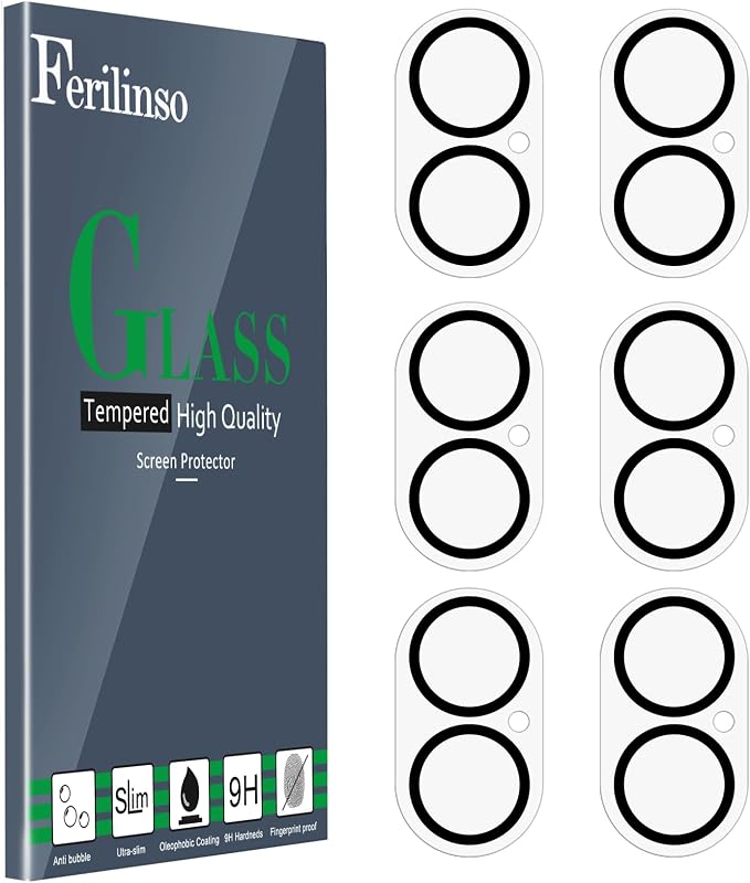 Ferilinso 6 Pack Camera Lens Protector by Ferilinso