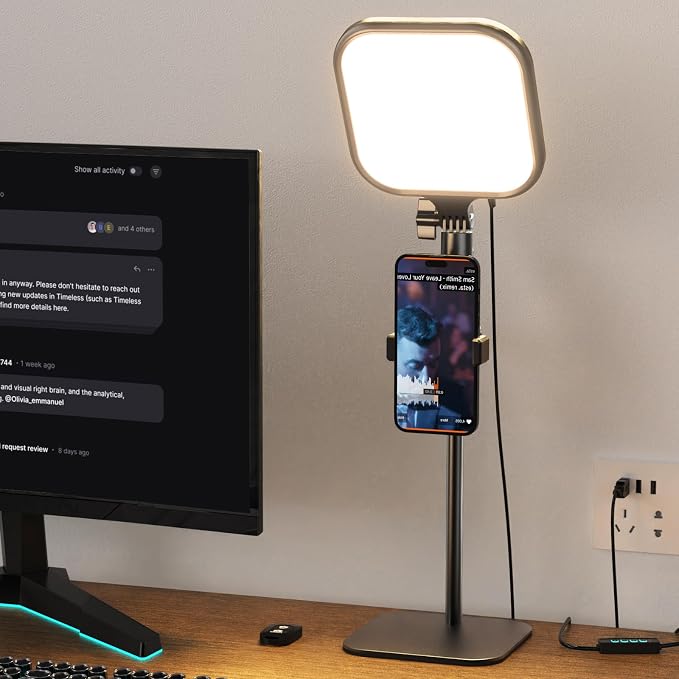 UBeesize Zoom Lighting for Computer, Video Conference Lighting for Video Calls by UBeesize