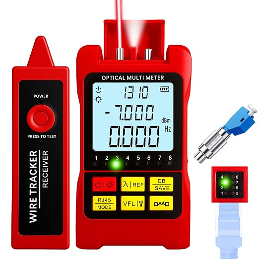 Portable 5-in-1 Fiber Optic Cable Tester by BoltBlaze