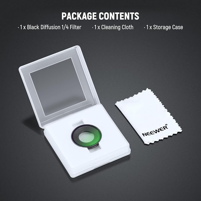 NEEWER 1/4 Black Diffusion Filter Compatible - Image 8