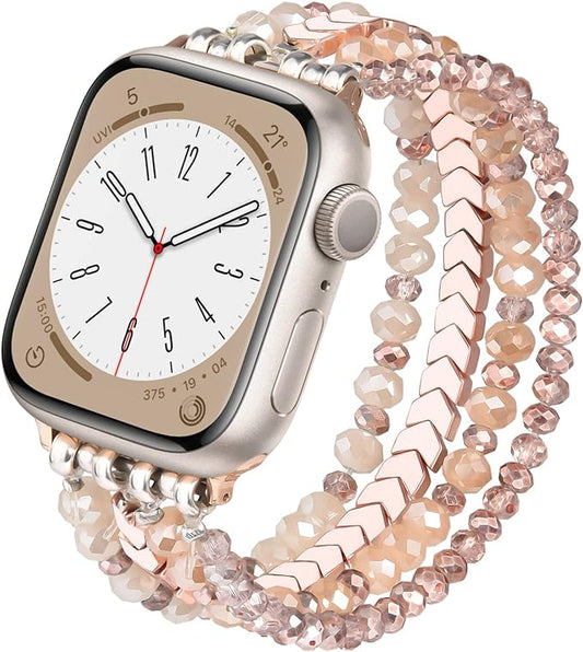 MOFREE Beaded Bracelet Apple Watch Band by MOFREESpecialGiftsforHer