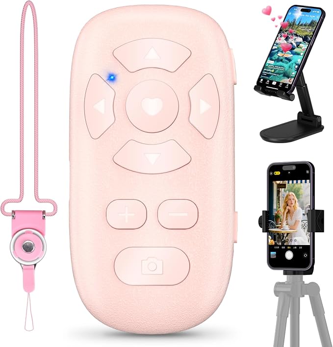 Wireless Camera Remote Control for iPhone & Android, TikTok Scrolling Remote by Zttopo