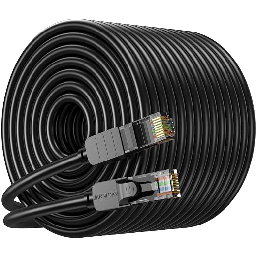 Cat 6 Ethernet Cable 300ft, Indoor/Outdoor 26AWG UTP High Speed 10Gbps Internet by Unknown
