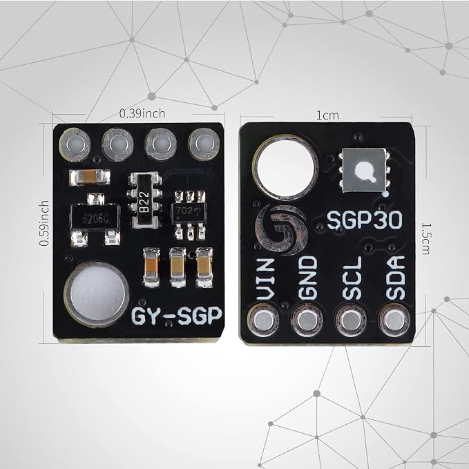 GY-SGP30 Gas Sensor, Air Quality Carbon Dioxide Formaldehyde Monitoring TVOC - Image 5