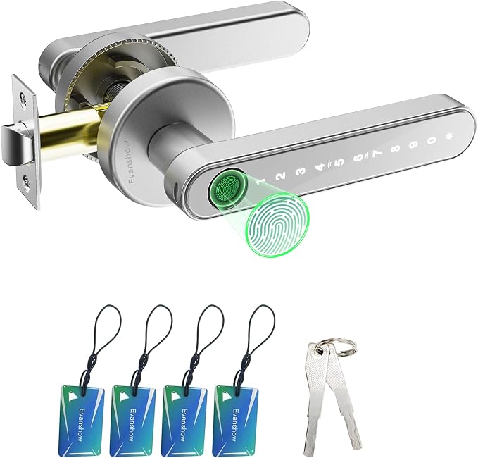 Fingerprint Door Lock Biometric Door Knob by Unknown