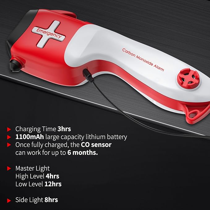 6-in-1 Multifunctional Emergency Tool, Flashlight - Image 8
