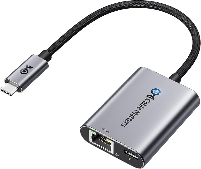 Cable Matters USB C to 5Gb Ethernet Adapter by CableMatters