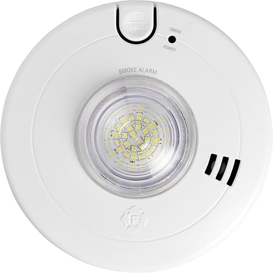 First Alert BRK 7020BSL Hardwired Hearing Impaired Smoke Detector by FirstAlert