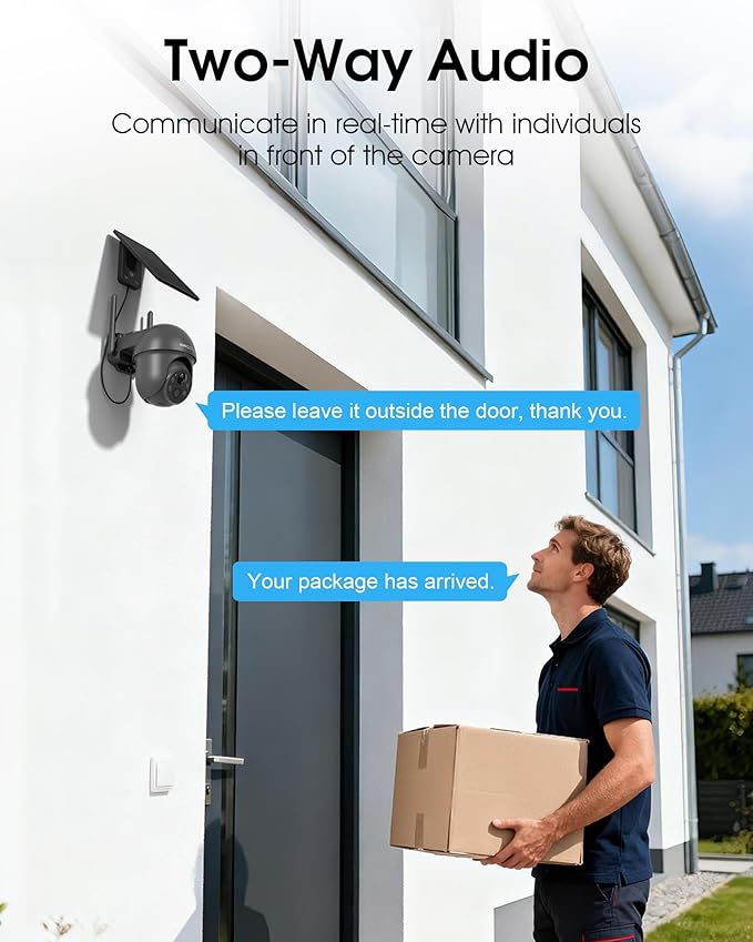 ARCCTV Security Cameras Wireless Outdoor Solar, 4MP 360° View Battery Powered - Image 6