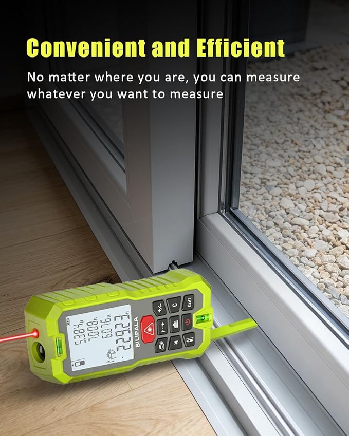 Laser Distance Measuring Tool, 70M/229ft Laser Measure, ±2mm Accuracy Laser - Image 3