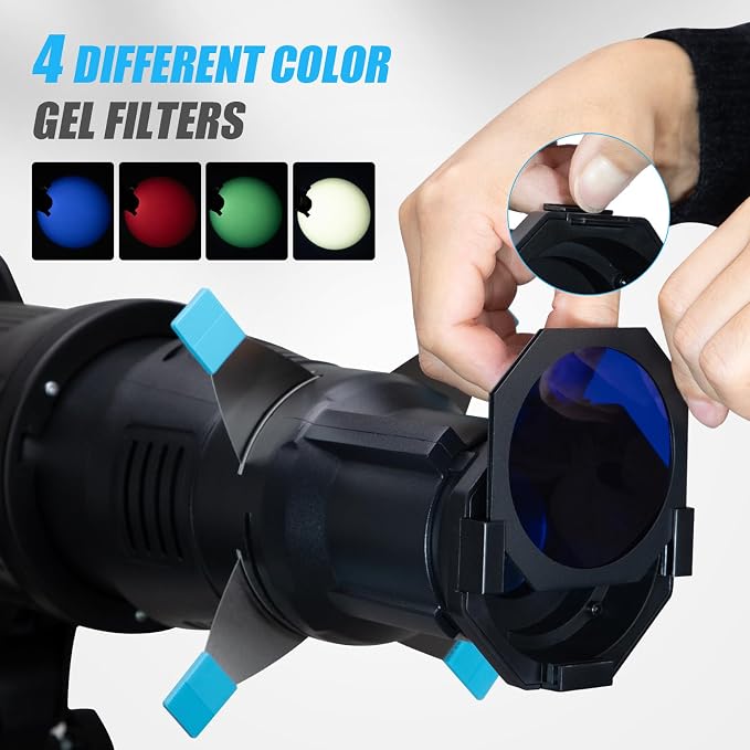 Bowens Mount Spotlight Conical Optical Snoot kit, Photography Lighting Accessory - Image 7