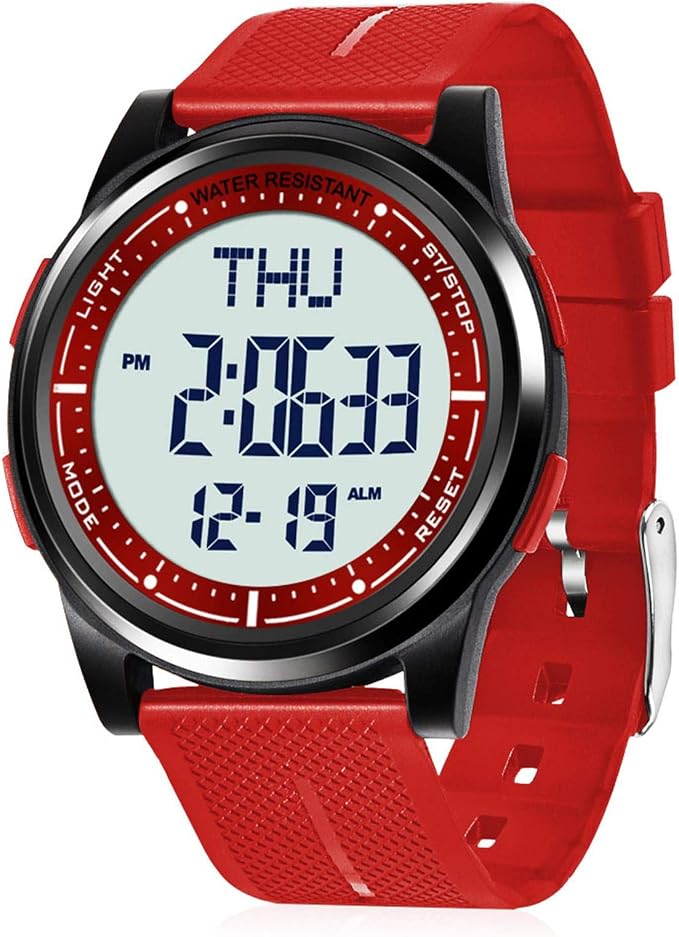 Beeasy Digital Watch for Men Women, 50M Waterproof, Ultra-Thin & Lightweight by Beeasy