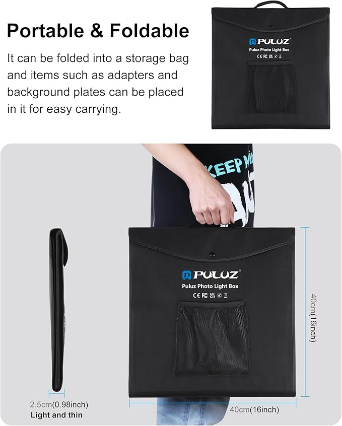 PULUZ Portable Light Box, Upgraded Lightbox - Image 6