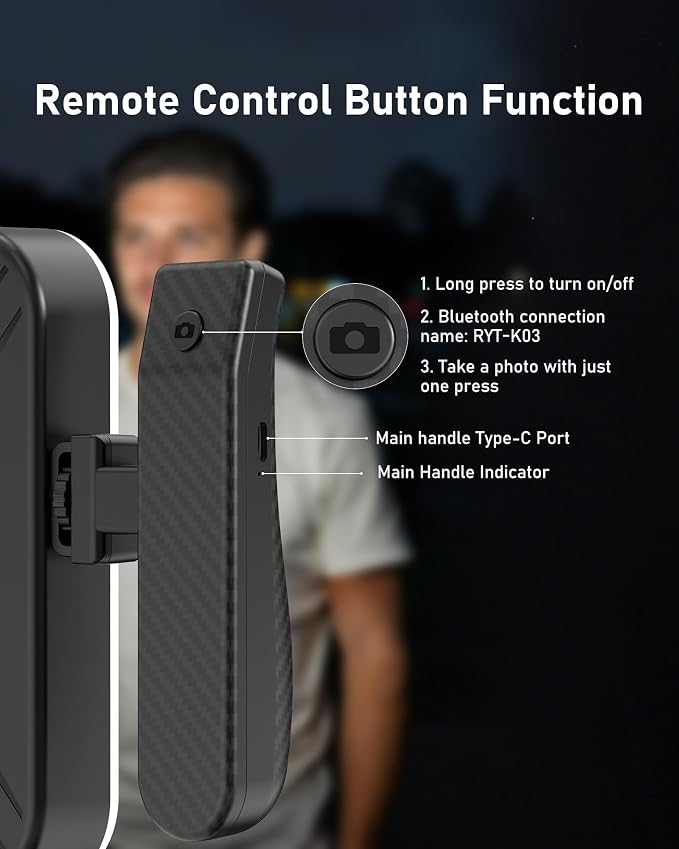 Smartphone Video Rig with LED Light, Ring Light - Image 6