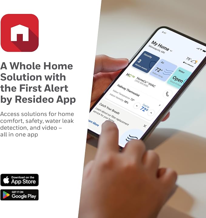 New! Honeywell Home Smart Thermostat, Conventional/Heat Pump Compatibility - Image 7