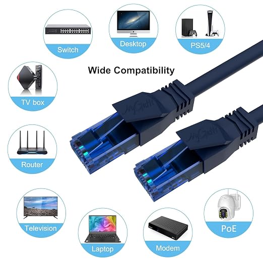 Cat6 Ethernet Cable 3 FT, Snagless Short Cat 6 Patch Cord, RJ45 Pure Copper - Image 7
