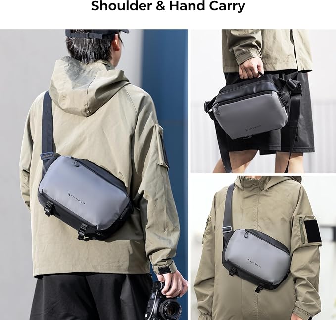 K&F CONCEPT Camera Sling Bag Crossbody Bag Waterproof Camera Shoulder Backpack - Image 7