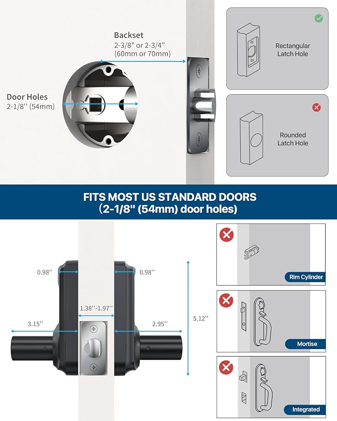 HIDALIFE Keyless Entry Door Lock - Image 8