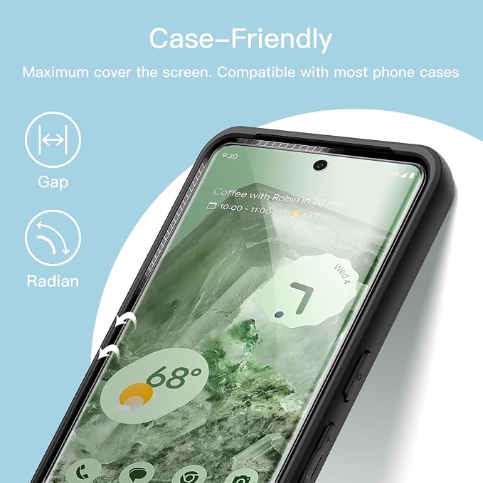 JETech Screen Protector for Google Pixel 8 - Image 7