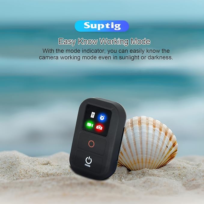 Suptig Wireless Remote Control for GoPro Hero 13/12/11/10/9/8 Black, Gopro Max - Image 3