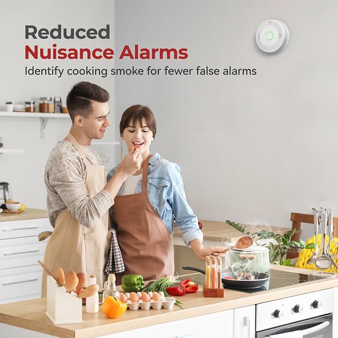 SITERLINK Hardwired Smoke and Carbon Monoxide Detector - Image 2