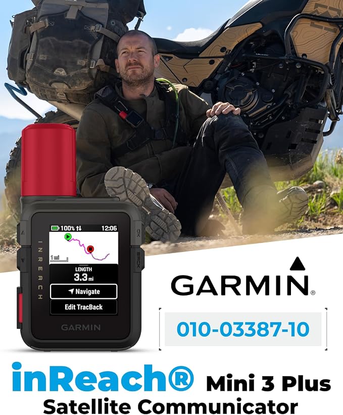 Garmin inReach Mini 3 Plus Rugged Global Satellite Communicator, Touchscreen - Image 2