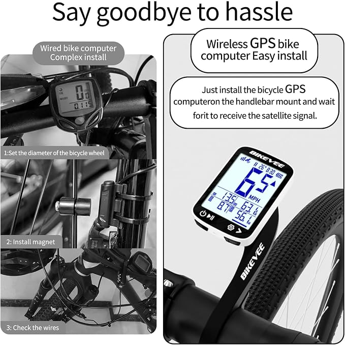 GPS Bike Computer Wireless Cycling Computer - Image 3