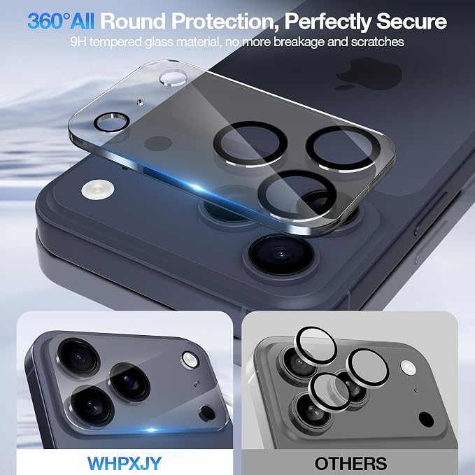 WHPXJY 2025 New Upgrade for 3 pack iPhone 17 Pro Max Camera Lens - Image 2