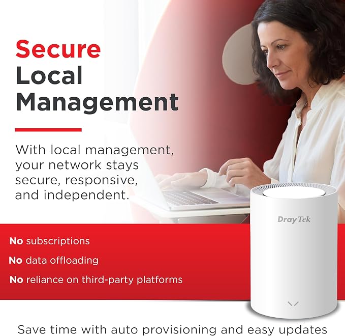 DrayTek Vigor AP805 Mesh AX3000 Wireless Access Point, 2.5GbE Uplink, - Image 6