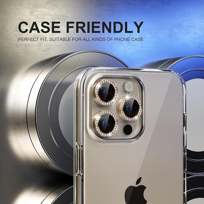 Choiche Compatible for iPhone 15 Pro/iPhone 15 Pro Max Camera Lens Protector - Image 4