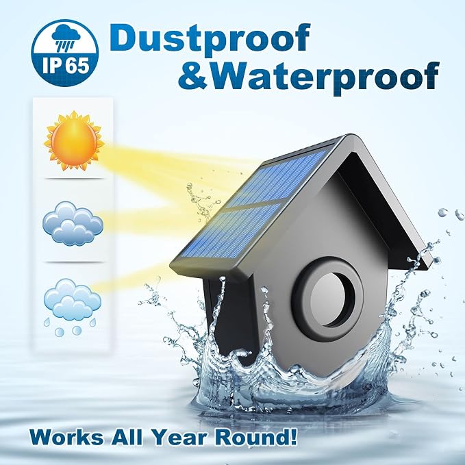 HTZSAFE Driveway Alarm- Driveway Alarms Wireless Outside Weatherproof Solar - Image 4