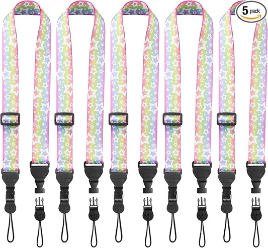FIEIL 5 Pack Adjustable Shoulder Strap, Nylon Camera Strap, Comfortable Neck by FIEIL