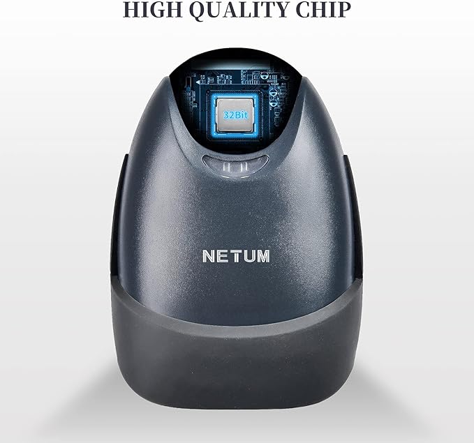 NETUM USB Barcode Scanner with Stand Wired Handheld Bar Code Reader 1D CCD - Image 3