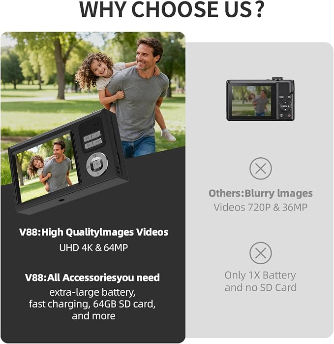 Digital Camera for Kids & Beginners, 4K Digital Camera - Image 6