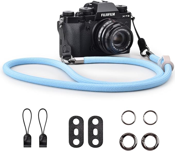 VOVMOEYA Nylon Braided Camera Rope Strap, Camera Neck Shoulder Strap by VOVMOEYA