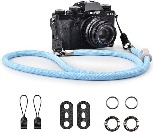 VOVMOEYA Nylon Braided Camera Rope Strap, Camera Neck Shoulder Strap by VOVMOEYA