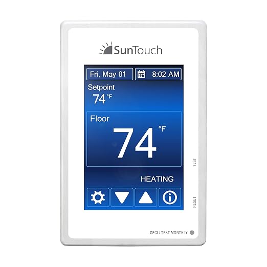 SunTouch SunStat Command Color Touchscreen Programmable Thermostat by SunTouch