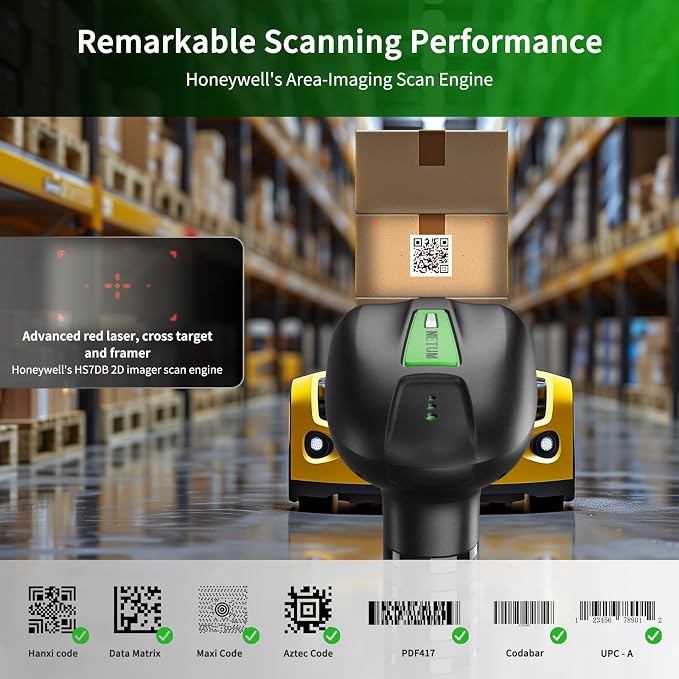 NETUM Rugged Wireless QR Code Scanner - Image 2